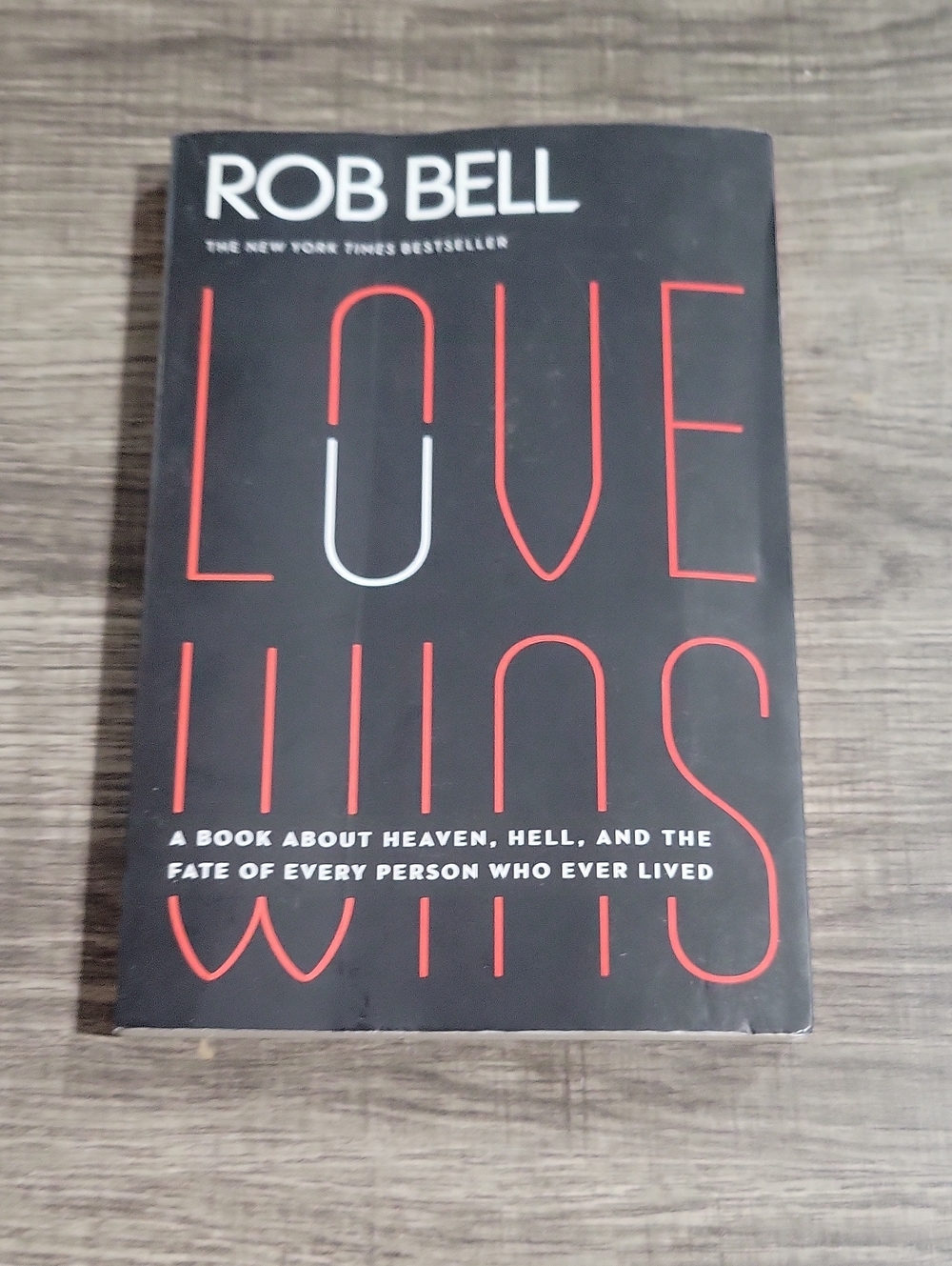 Target Rob Bell 'Love Wins' Black and Red Paperback